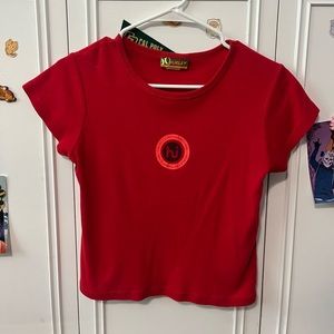 Hurley Red Baby Tee